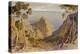 Eza, France, 1865 (Ink & W/C on Paper)-Edward Lear-Premier Image Canvas