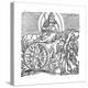 Ezekiel's Vision of Chariot in Sky, C614 BC-null-Premier Image Canvas