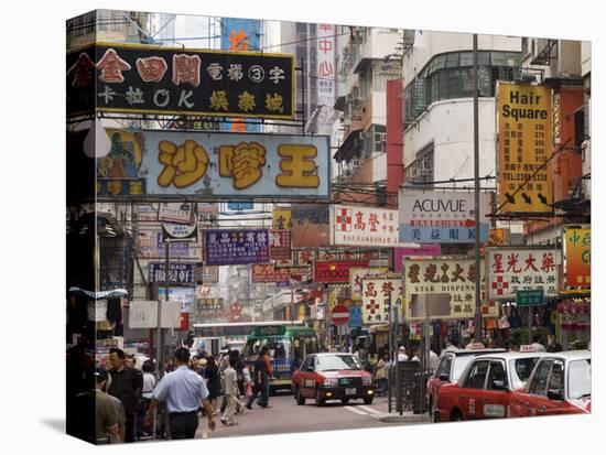 Fa Yuen Street, Mong Kok District, Kowloon, Hong Kong, China-Sergio Pitamitz-Premier Image Canvas