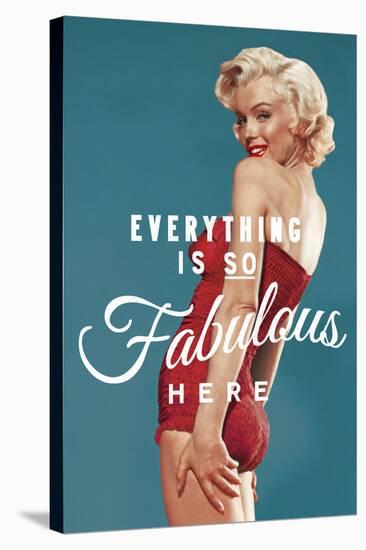Fabulous Marilyn (blue)-The Chelsea Collection-Stretched Canvas