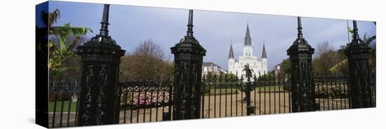 Facade of a Church, St. Louis Cathedral, New Orleans, Louisiana, USA-null-Premier Image Canvas