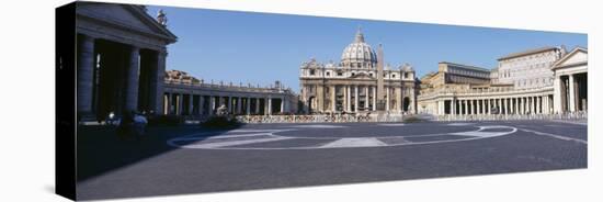 Facade of a Church, St. Peter's Basilica, St. Peter's Square, Vatican City, Italy-null-Premier Image Canvas