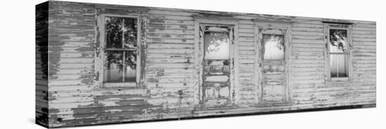 Facade of a Farmhouse, Livingston County, Illinois, USA-null-Stretched Canvas