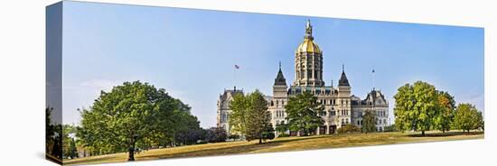 Facade of a Government Building, Connecticut State Capitol, Capitol Avenue, Bushnell Park-null-Stretched Canvas