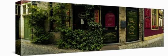 Facade of a Restaurant, Patershol, Ghent, East Flanders, Flemish Region, Belgium-null-Premier Image Canvas