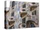 Facade of Casa Batlo, UNESCO World Heritage Site, Barcelona, Catalonia, Spain, Europe-Ben Pipe-Premier Image Canvas