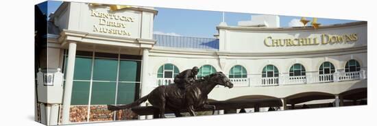 Facade of the Kentucky Derby Museum, Churchill Downs, Louisville, Kentucky, USA-null-Premier Image Canvas