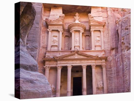 Facade of Treasury (Al Khazneh), Petra, Jordan-Keren Su-Premier Image Canvas