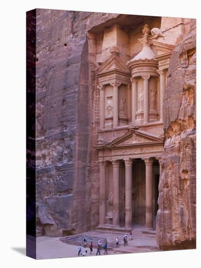 Facade of Treasury (Al Khazneh), Petra, Jordan-Keren Su-Premier Image Canvas