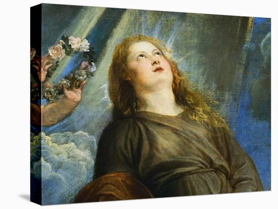 Face of Rosalie from Saint Rosalie Interceding for the Plague-Stricken of Palermo-Sir Anthony Van Dyck-Premier Image Canvas