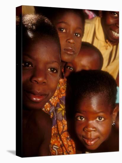 Faces of Ghanaian Children, Kabile, Brong-Ahafo Region, Ghana-Alison Jones-Premier Image Canvas