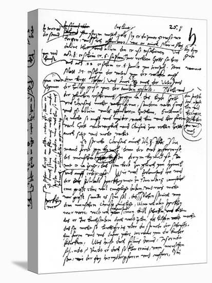 Facsimile of Martin Luther's Handwriting, 1903-null-Premier Image Canvas