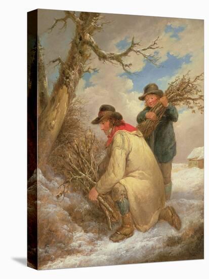 Faggot Gatherers in the Snow-George Morland-Premier Image Canvas