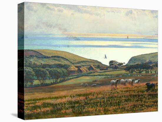 Fairlight Downs, Sunlight on the Sea-William Holman Hunt-Premier Image Canvas