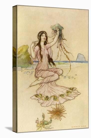 Fairy by the Sea-Warwick Goble-Premier Image Canvas