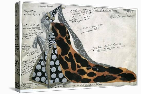 Fairy Carabosse, Costume Design for Tchaikovsky's Ballet Sleeping Beauty, Early 19th Century-Leon Bakst-Premier Image Canvas