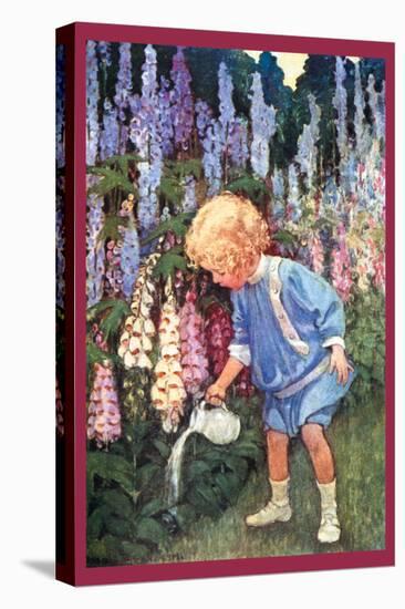 Fairy Gardens-Jessie Willcox-Smith-Stretched Canvas