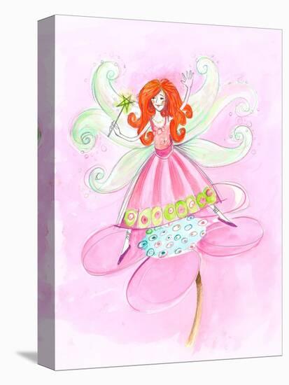 Fairy Red Hair-null-Stretched Canvas