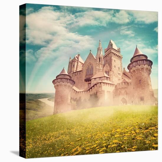 Fairy Tale Princess Castle from Dreams-egal-Premier Image Canvas