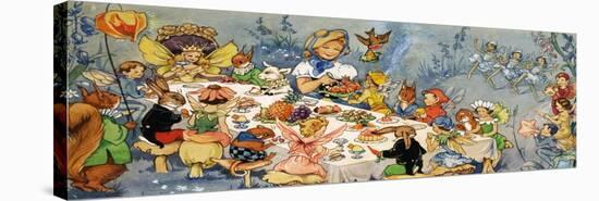 Fairy Tea Party-English School-Premier Image Canvas