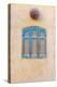 Faiyum, Egypt. Blue wooden shutters.-Emily Wilson-Premier Image Canvas