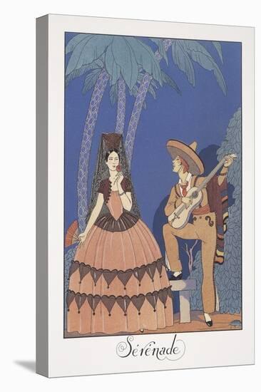 Falbalas Et Fanfreluches, Almanac for 1924, Serenade-Georges Barbier-Premier Image Canvas