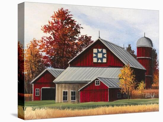 Fall Barn-Debbi Wetzel-Premier Image Canvas