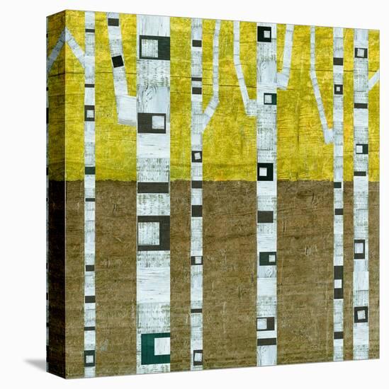 Fall Birches-Michelle Calkins-Stretched Canvas