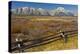 Fall Color, Buck and Rail Fence, Grand Tetons, Grand Teton National Park, Wyoming-Michel Hersen-Premier Image Canvas