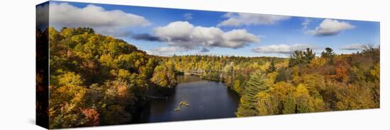 Fall Color Dead River Marquette County in the Upper Peninsula, Michigan-Richard and Susan Day-Premier Image Canvas