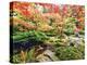 Fall Color in Seattle's Japanese Garden in the Arboretum, Seattle, Washington, Usa-Richard Duval-Premier Image Canvas