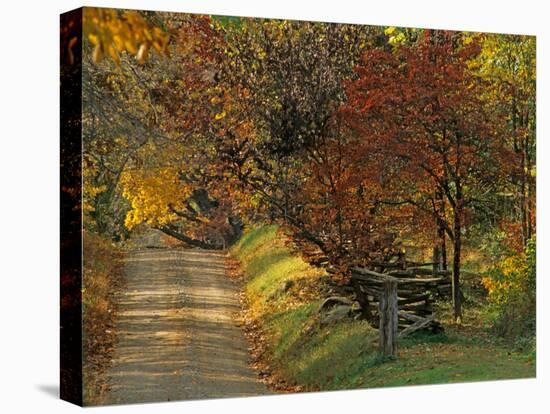 Fall Colors, View Of Country Land, Loudoun County, Virginia, USA-Kenneth Garrett-Premier Image Canvas