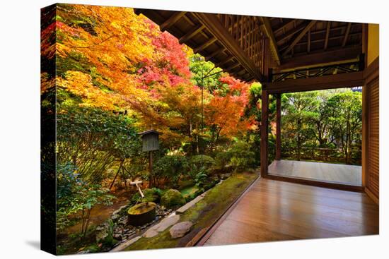 Fall Foliage at Eikando Temple in Kyoto, Japan.-SeanPavonePhoto-Premier Image Canvas