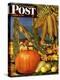 "Fall Harvest," Saturday Evening Post Cover, October 27, 1945-John Atherton-Premier Image Canvas