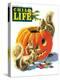 Fall is Here - Child Life, October 1946-Keith Ward-Premier Image Canvas