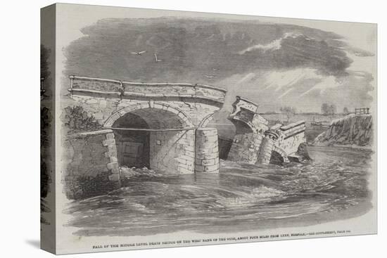 Fall of the Middle Level Drain Bridge on the West Bank of the Ouse-Richard Principal Leitch-Premier Image Canvas