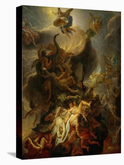 Fall of the Rebel Angels, Project for a Ceiling in the Chateau of Versailles-Charles Le Brun-Premier Image Canvas