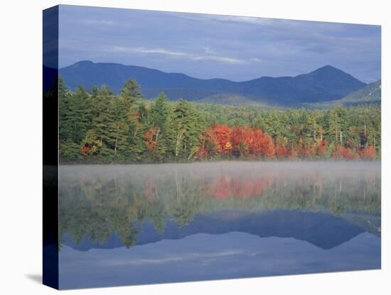 Fall Reflections in Chocorua Lake, White Mountains, New Hampshire, USA-Jerry & Marcy Monkman-Premier Image Canvas