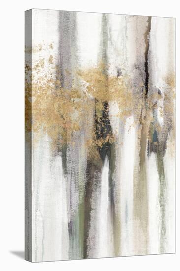 Falling Gold Leaf II-Studio W-Stretched Canvas
