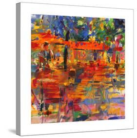 Falling Leaves, Paris-Peter Graham-Stretched Canvas