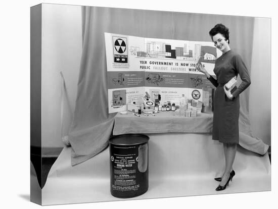 Fallout Shelter Supplies, USA, Cold War-us National Archives-Premier Image Canvas