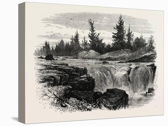 Falls of the Passaic, New Jersey, USA, 1870s-null-Premier Image Canvas