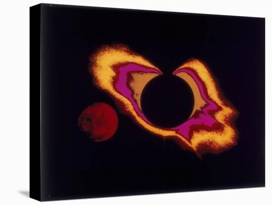 False Colour Photograph of the Sun and the Moon, C1970S-null-Premier Image Canvas