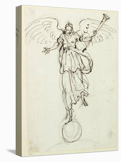 Fame, Preliminary Sketch, C.1631-Inigo Jones-Premier Image Canvas