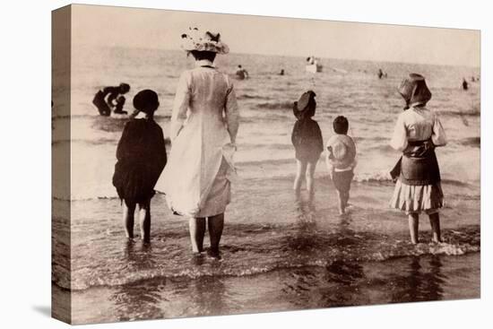 Family at the Beach, 1890-null-Premier Image Canvas