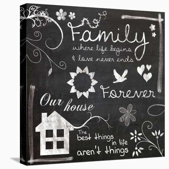 Family Chalk-Lauren Gibbons-Stretched Canvas