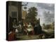 Family During an Outdoor Meal-Jan Steen-Premier Image Canvas