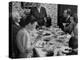 Family Eating at Dinner Table-John Dominis-Premier Image Canvas
