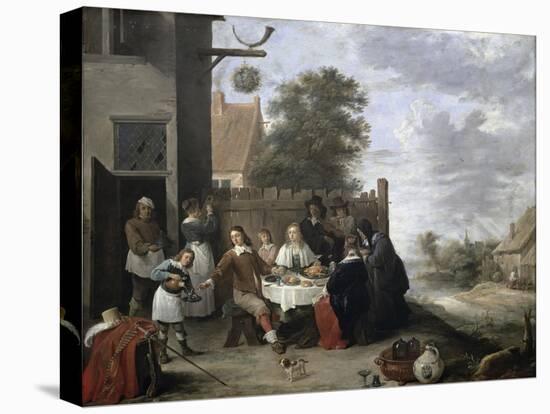 Family Meal-Jan Havicksz Steen-Premier Image Canvas