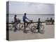 Family on Bicycles, Le Crotoy, Somme Estuary, Picardy, France-David Hughes-Premier Image Canvas